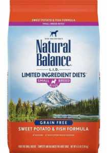 natural balance dog food for yeast