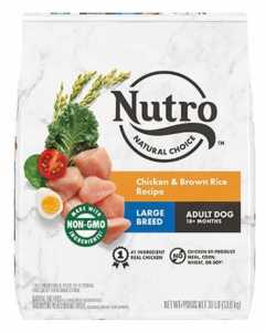  Nutro Natural Choice Large Breed Adult Chicken Brown Rice Recipe Dry Dog Food 